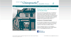 Desktop Screenshot of livelifechiropractic.co.uk